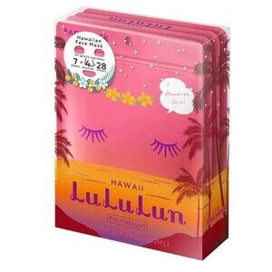 NEW Lululun Premium Facial Mask 4 Pack: Polynesian - Hawaii Exclusive